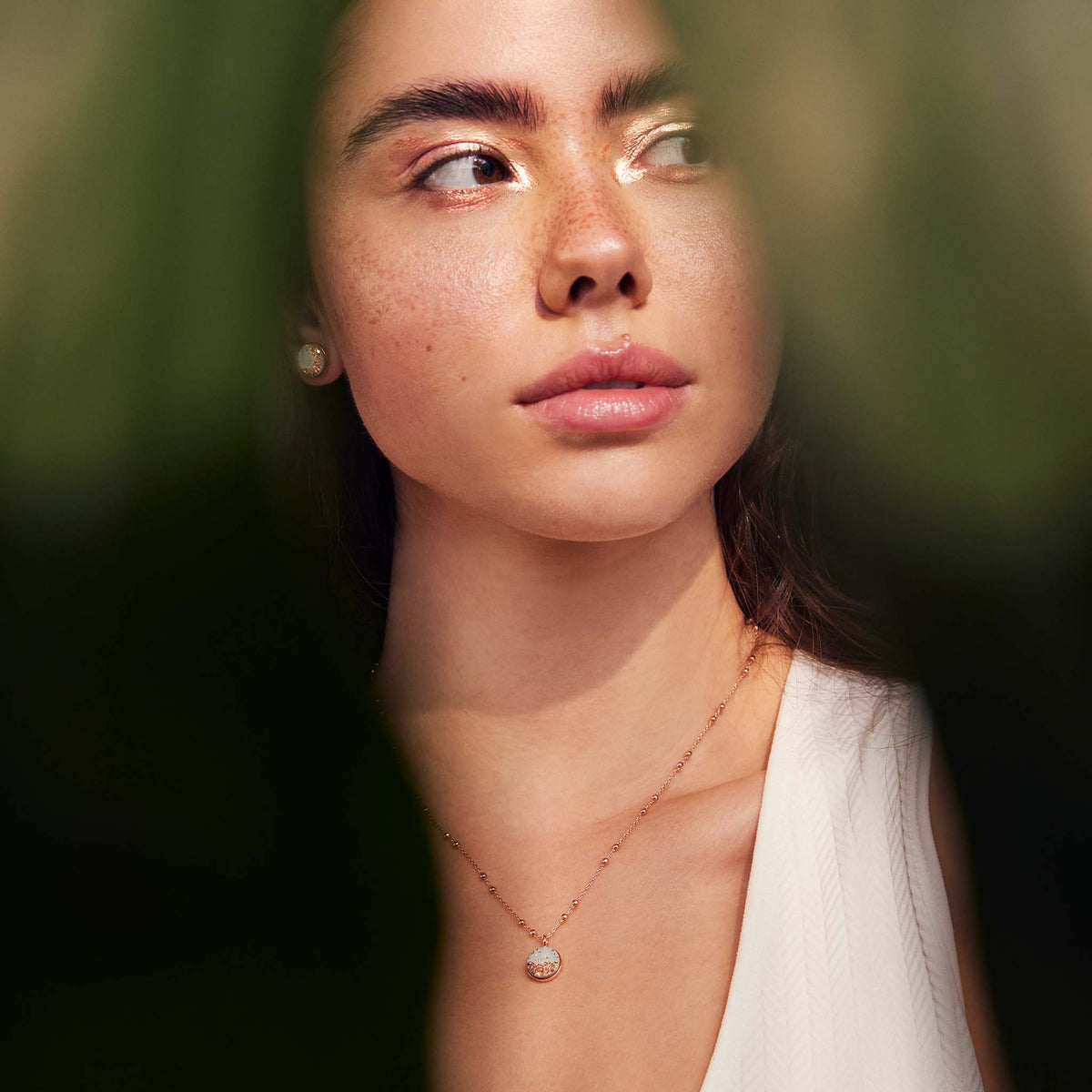 Halskette ELLA | Grey Rosé