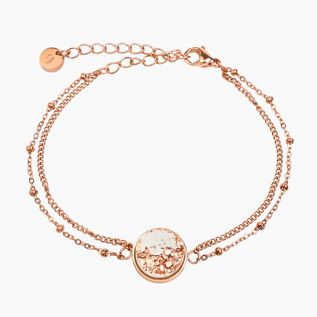 Armband LIA | White Rosé