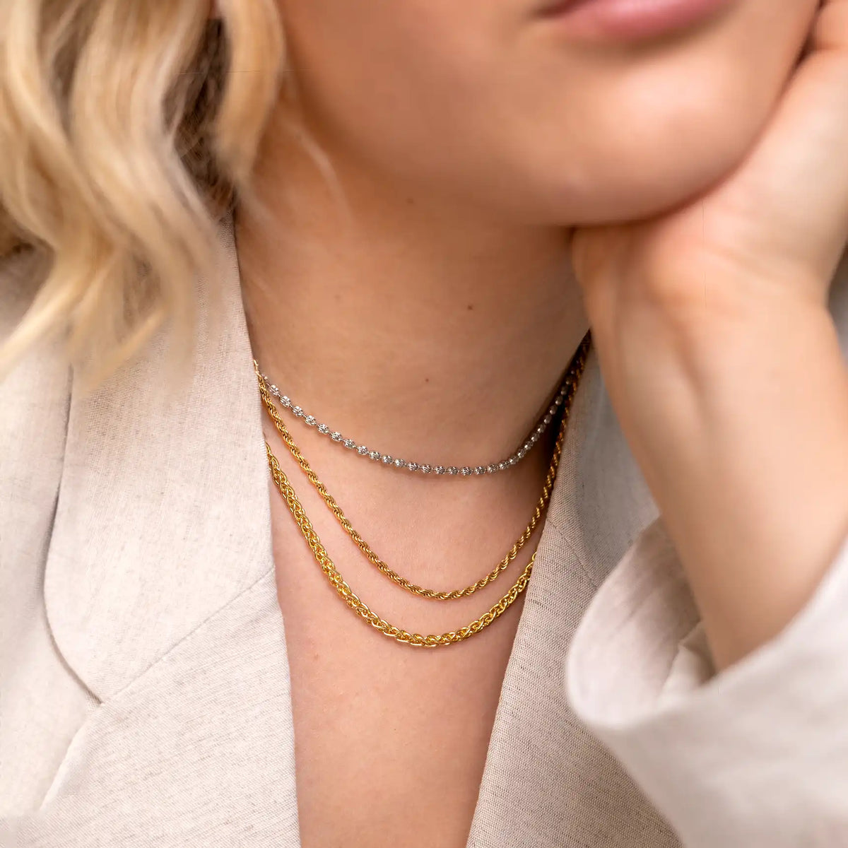 Halskette CURLY | Gold